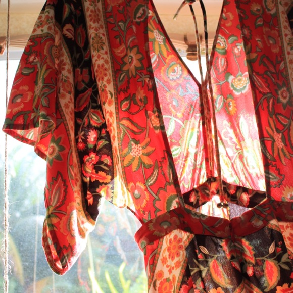 SPELL Lolita Cutout Maxi Dress in Campfire XS - Picture 12 of 14